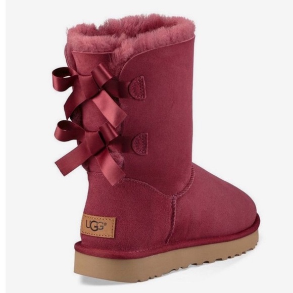 UGG Other - 🎄🎁RARE UGG Garnet Double Bailey Bow Boots